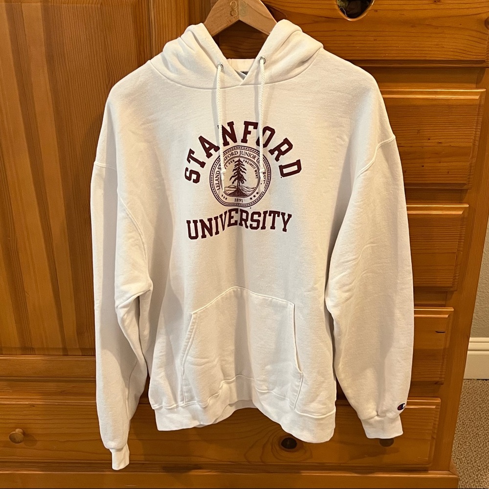 White Stanford University Sweatshirt/Hoodie